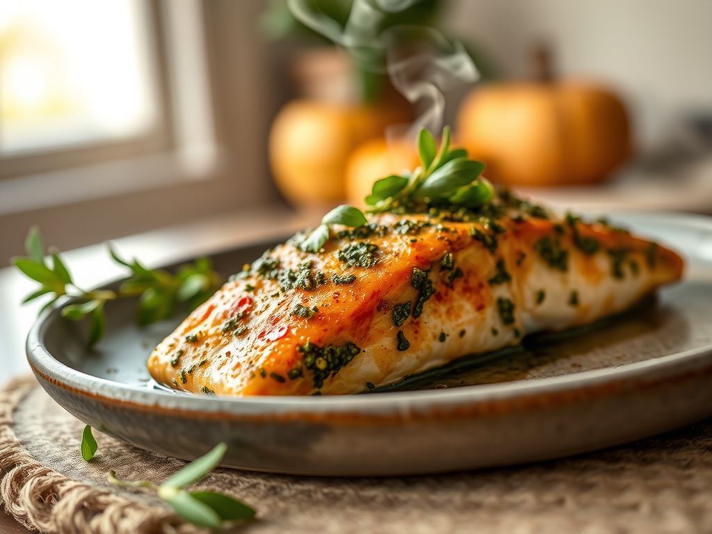 Freshly prepared baked pesto salmon recipes