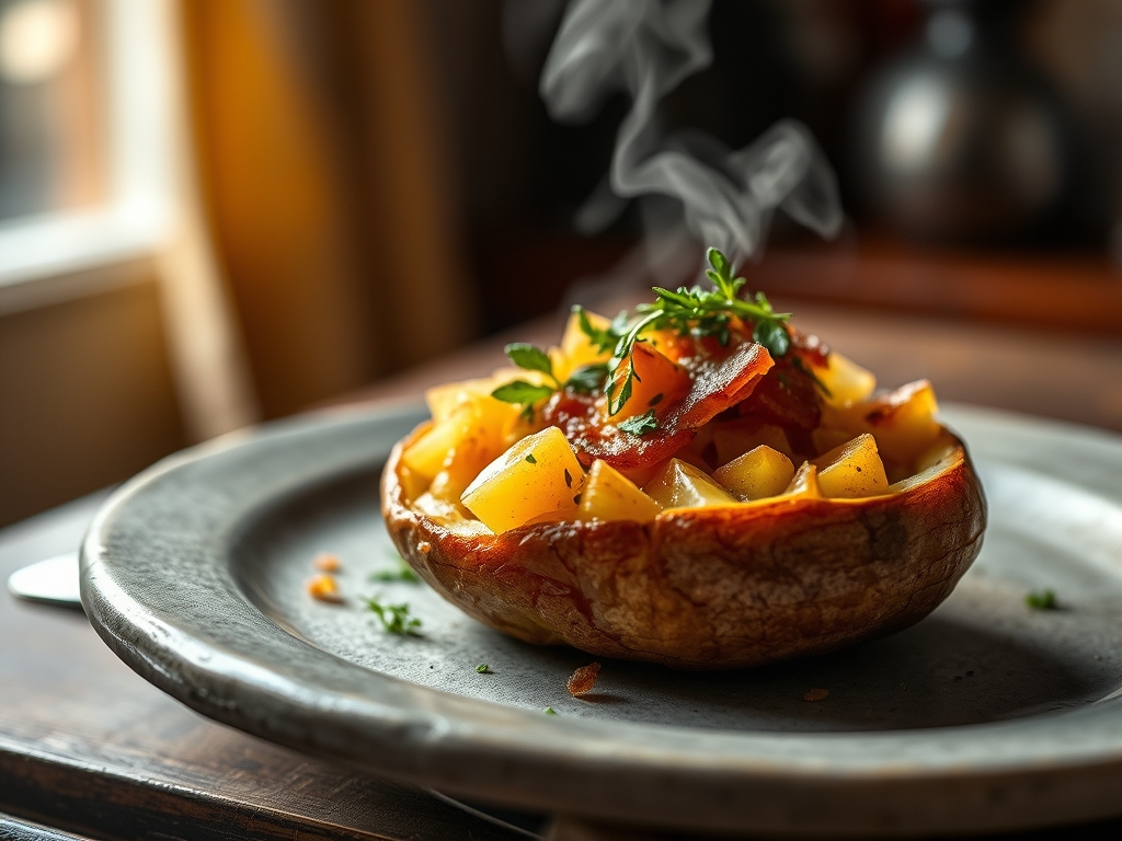 Freshly prepared crock pot baked potato recipes