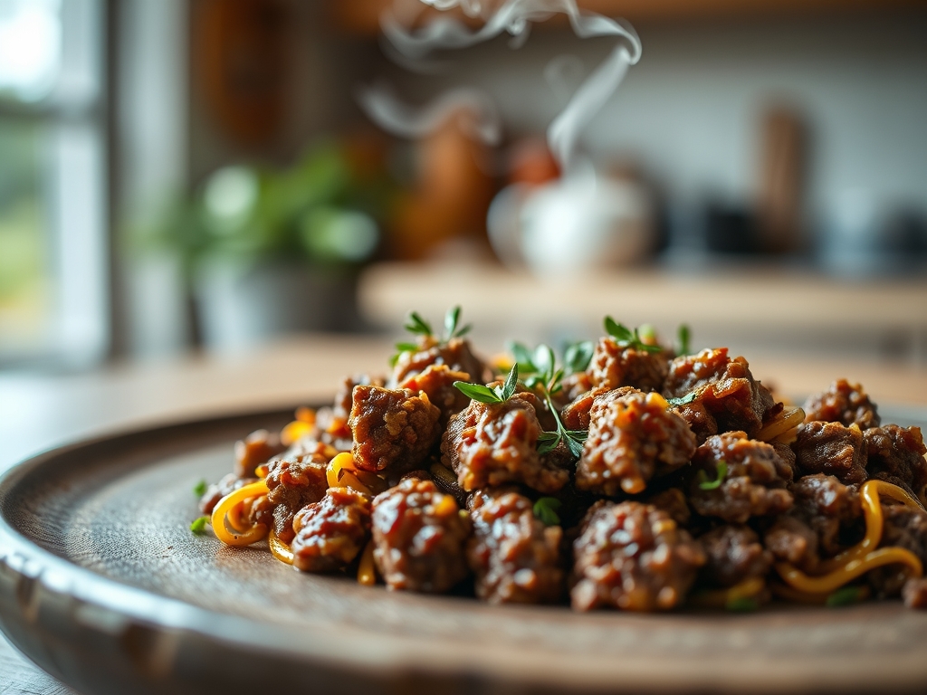 Freshly prepared low sodium ground beef recipes