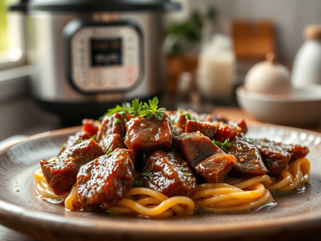 Freshly prepared pressure cooker beef recipes