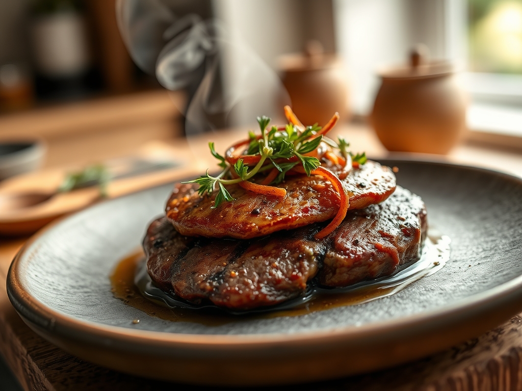 Freshly prepared round top beef recipes