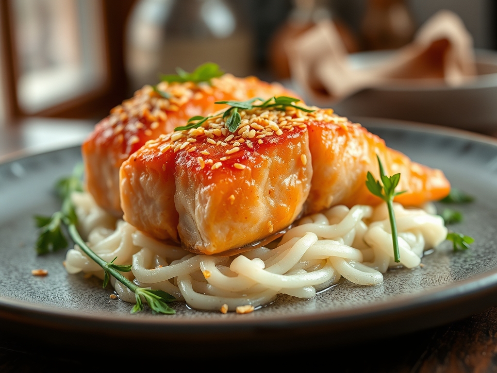 Freshly prepared sesame salmon recipes