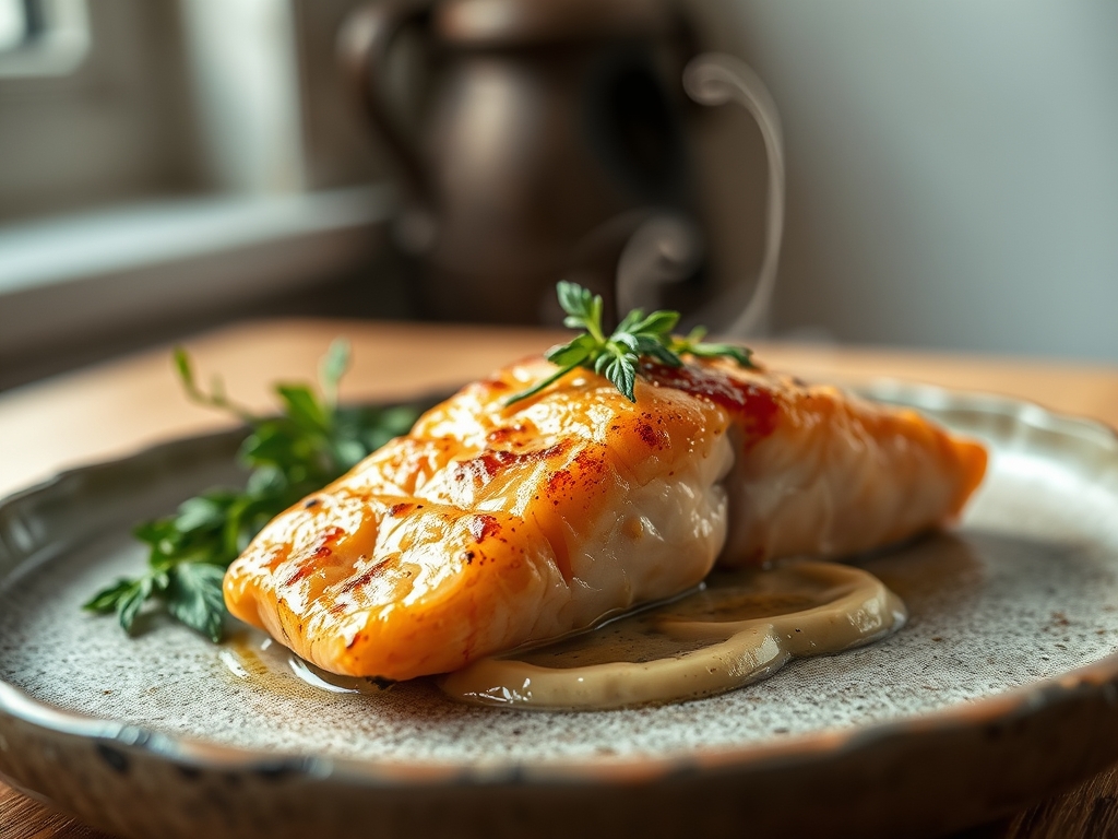 Freshly prepared steamed salmon recipes