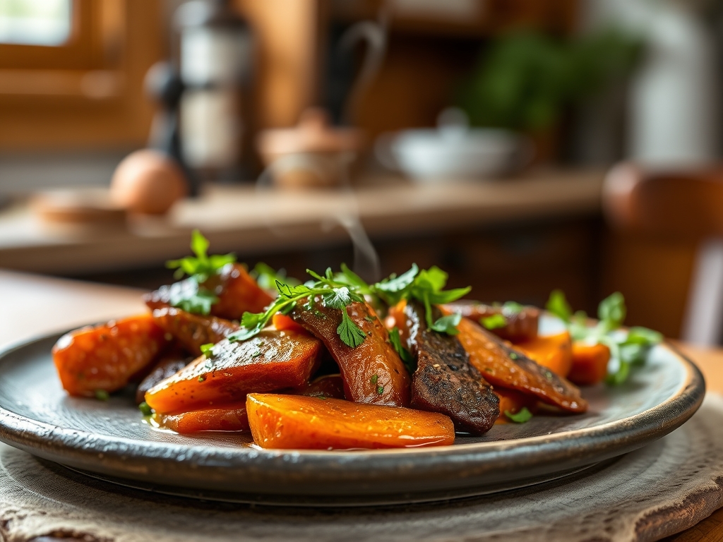 Freshly prepared sweet potato beef recipes